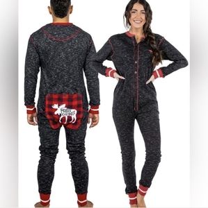 Moose Caboose Adult Onesie Flapjack, S